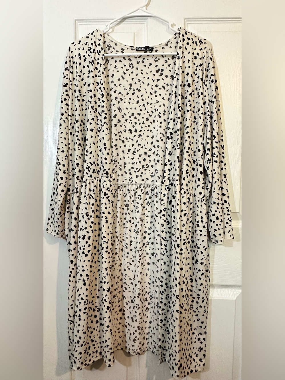Dalmatian Print Duster